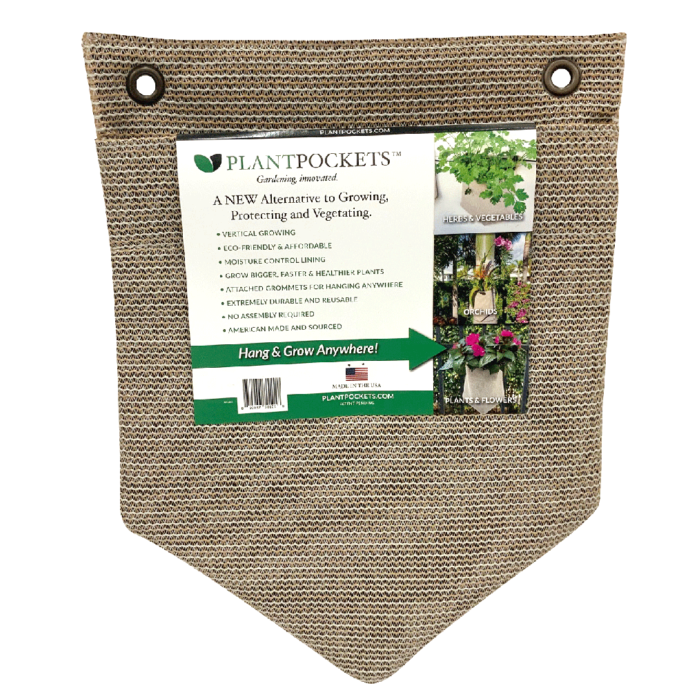 hanging pockets for plants Large Vertical Plant Pocket – STS Mesh Online